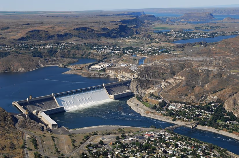 Grand Coulee Dam in the Pacific Northwest