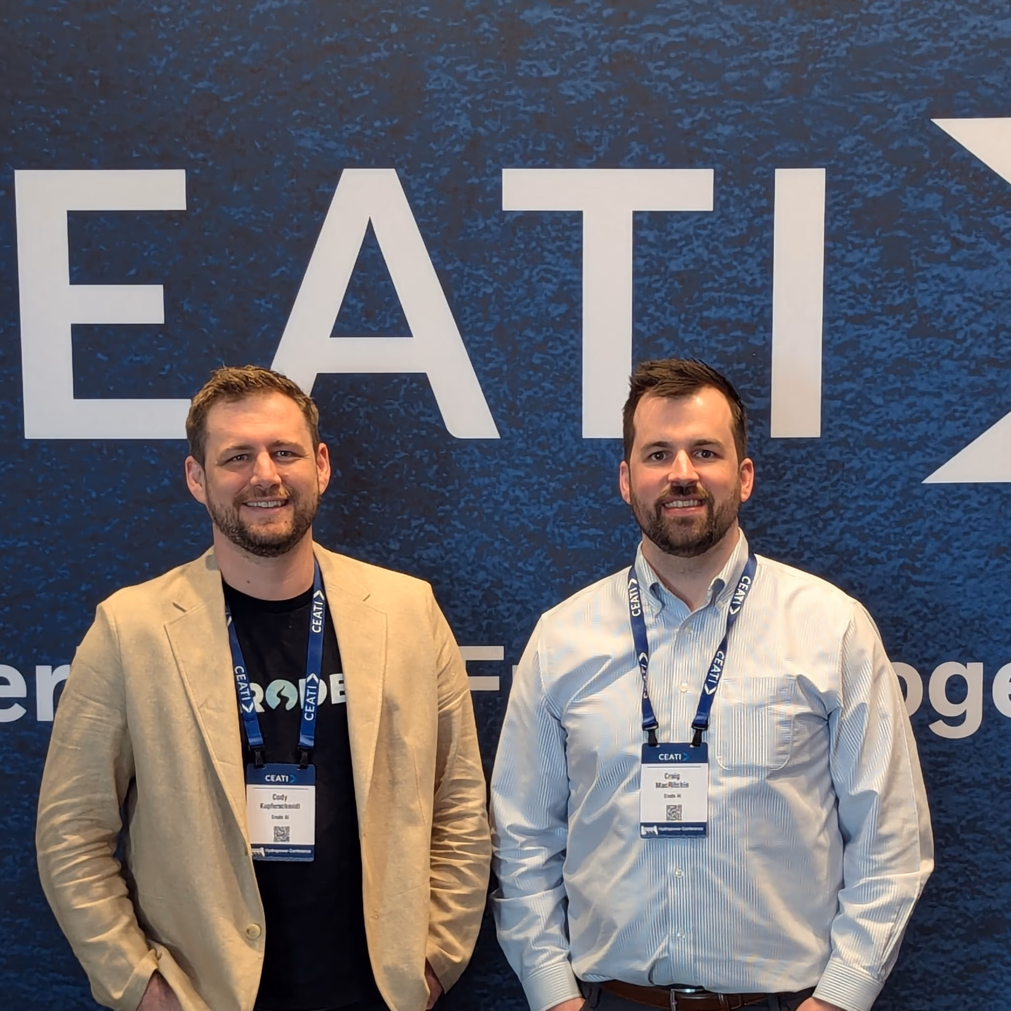 Cody and Craig at the CEATI Hydropower Conference